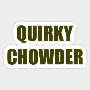 Quirky Chowder iCarly Penny Tee Sticker